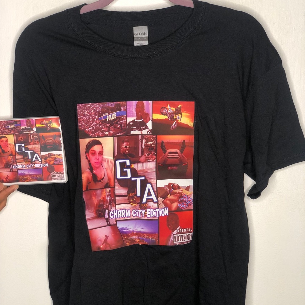 Rap Tee Hip hop Original Artist Blacklovefresh GTA